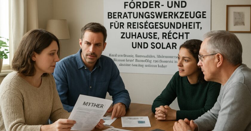 Mythen vs. Fakten: Förder- und Beratungswerkzeuge für Reisegesundheit, Zuhause, Recht und Solar